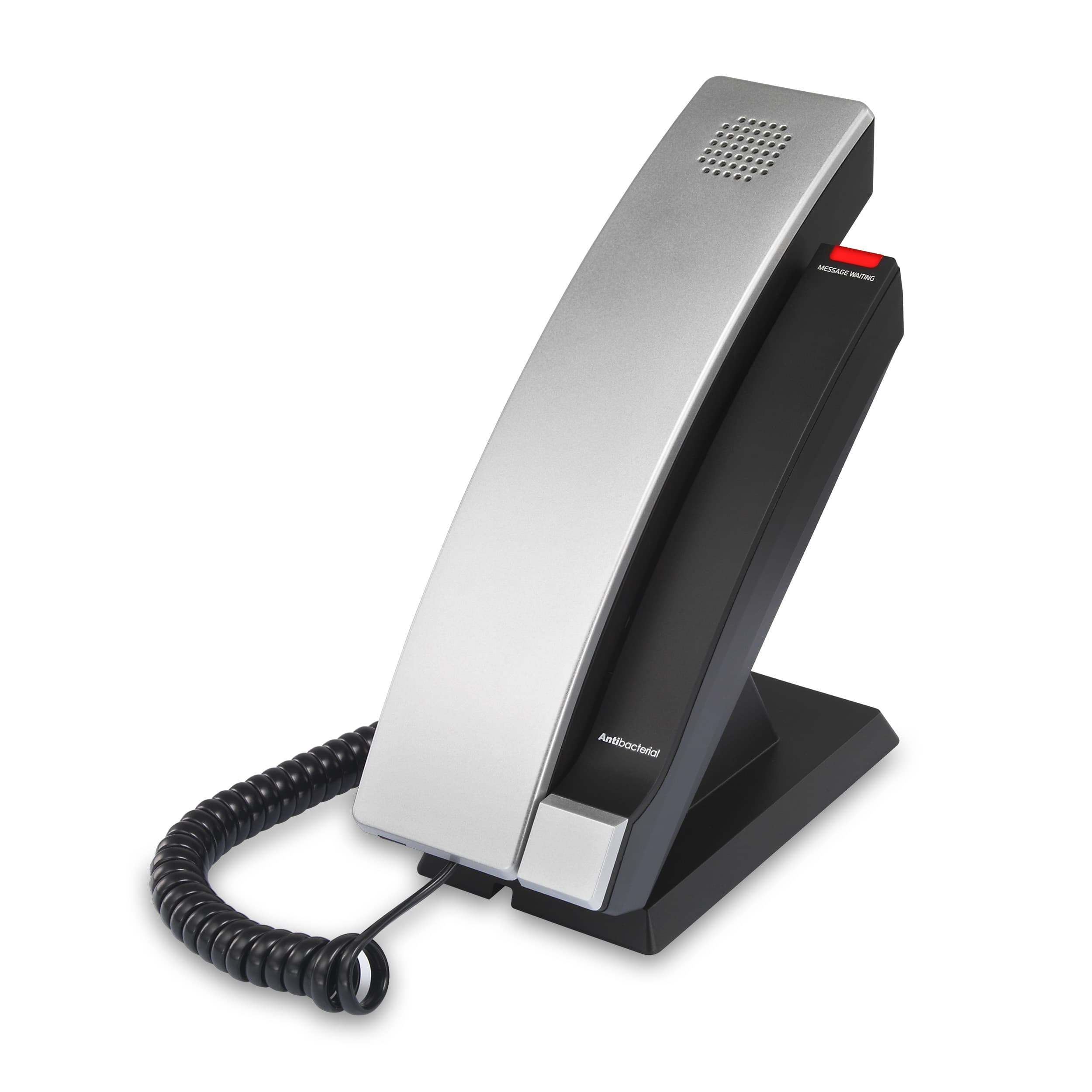 CTM-A2315-SPK 1-Line Analog Corded Phone - Silver Black